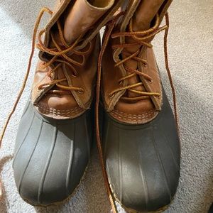 LL Bean Duck Boots Men Size 11 Medium, Like New Condition